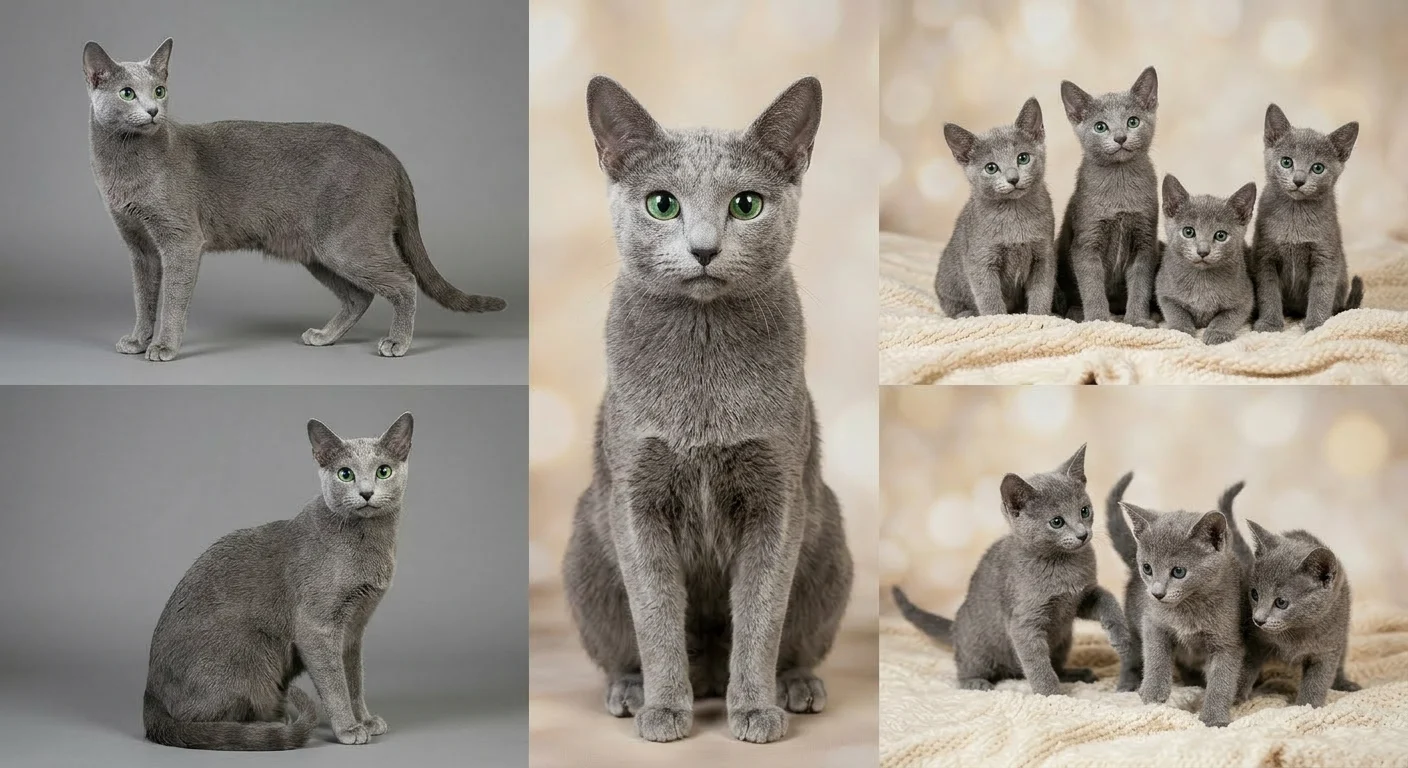 Gato Ruso Azul
